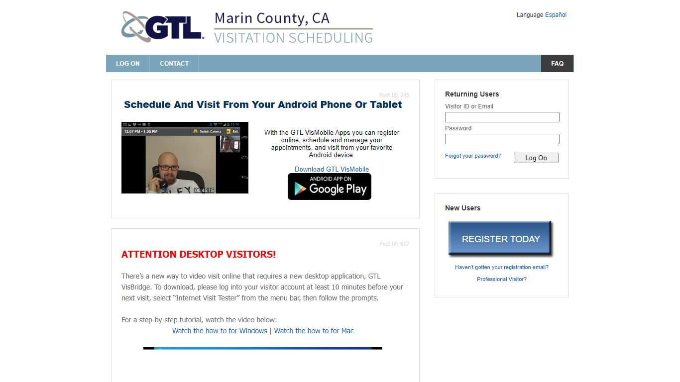 ViaPath Visitor Web 8.0 - GTLVisitMe